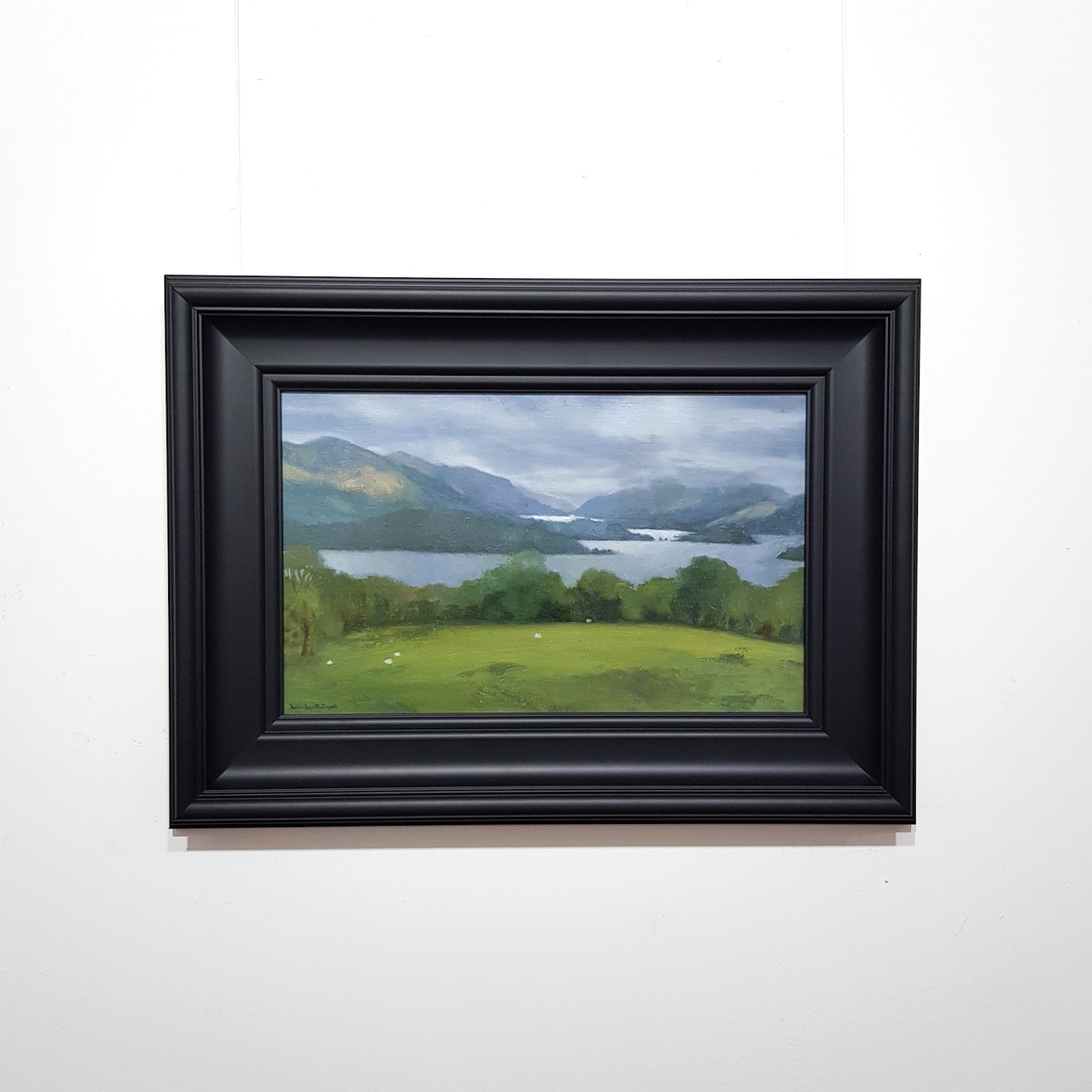 'Misty Day at Loch Lomond' by artist Davide Bozzetti Zirpoli
